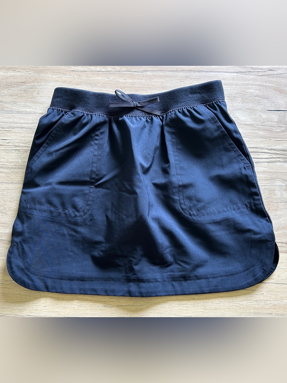 NWOT Nautica Navy Blue Uniform Skort with Elastic Waist and Pockets
